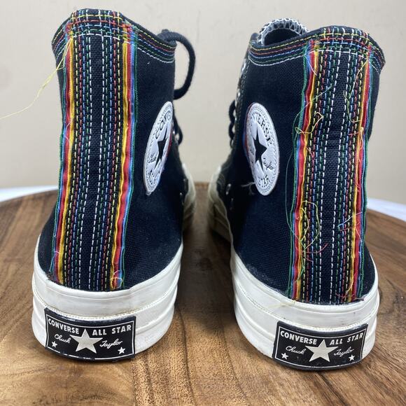 Converse Chuck Taylor 70 Layers Mens Size 8 Vintage Black Colorful HighTop Shoes main image 11